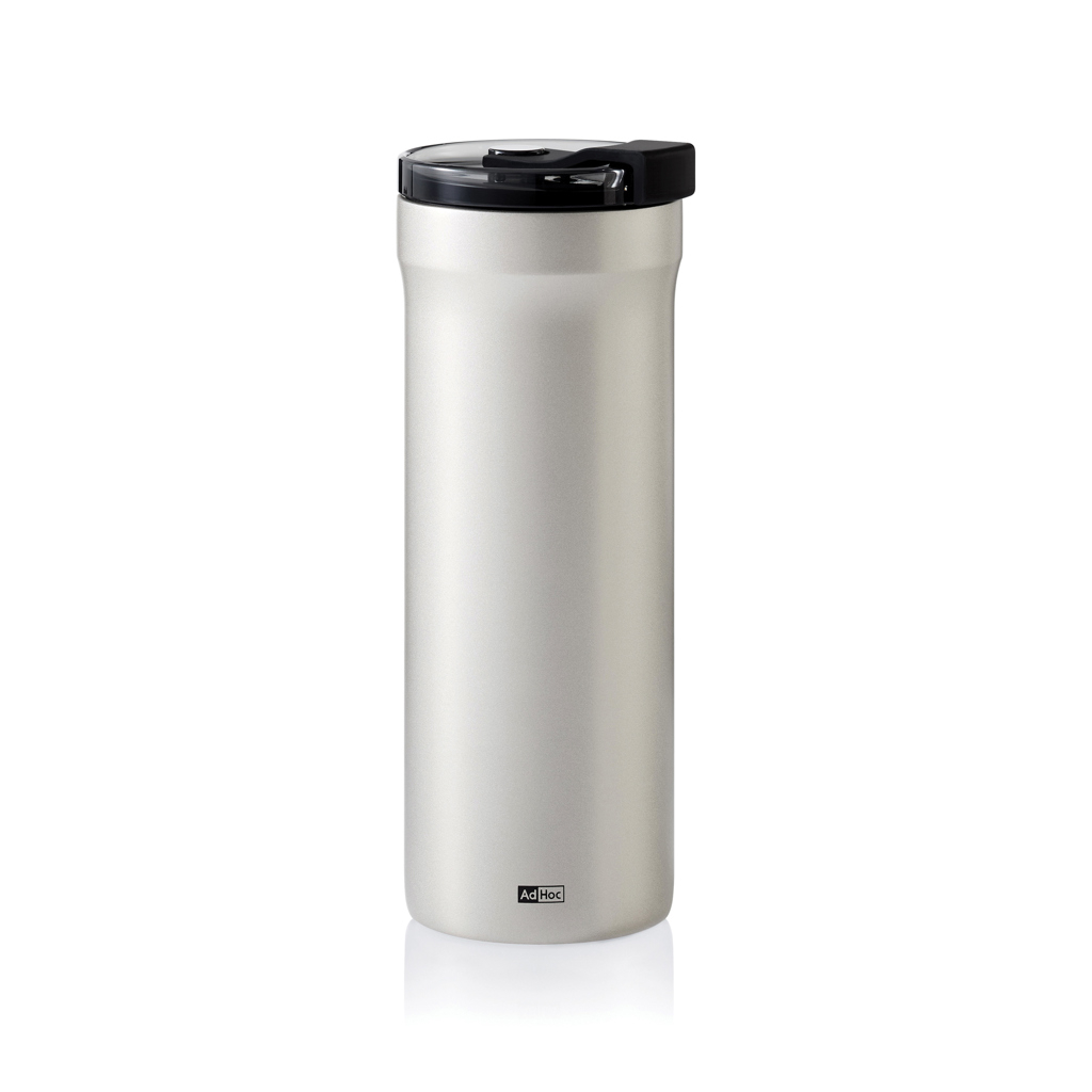 Mug isotherme promotionnel 500 ml Pulse Gris clair